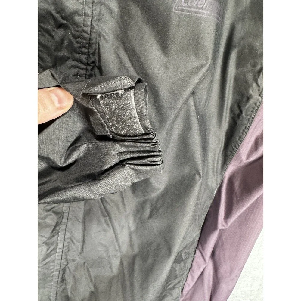 Coleman Mens Jacket Coat Windbreaker Waterproof Rain Outdoor Camping L/XL Grey